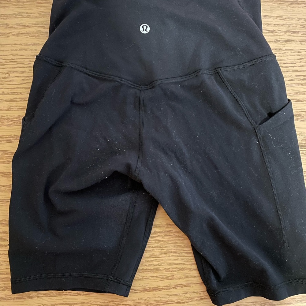 Lululemon 8” bike shorts